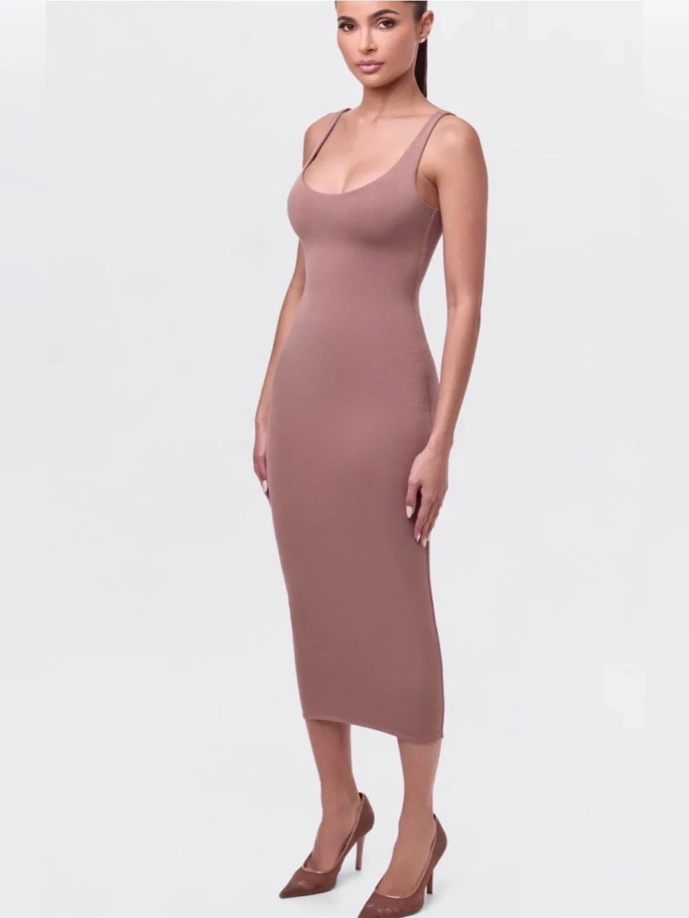 naked wardrobe midi dress Women's Naked Tube Midi Dress by Naked Wardrobe, Black / M